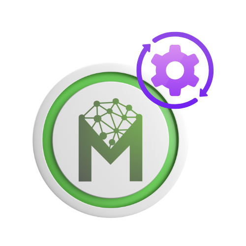MediMobile Genesis Logo Gear Icon Logo