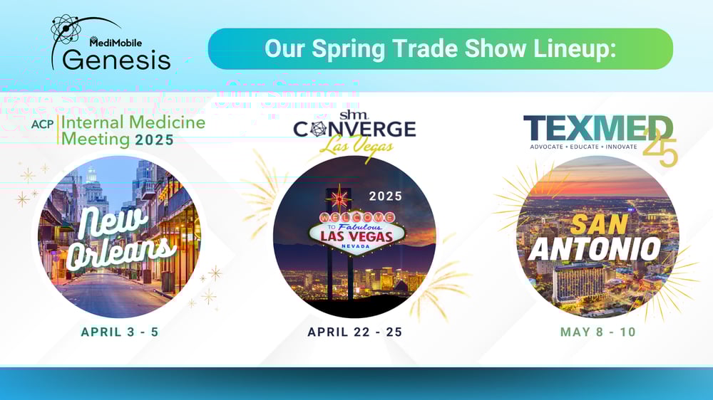 MediMobile Upcoming Spring 2025 Trade Shows