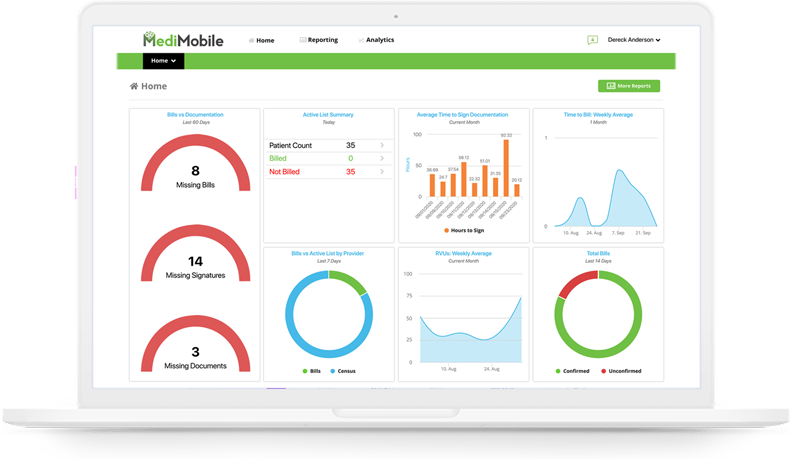 MediMobile Charge Capture for Physicians Software